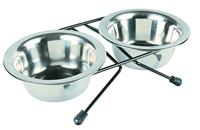 Trixie 24832 Napf-Set Eat on Feet, 2 × 0,75 l/ø15 cm