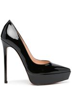 Gianvito Rossi escarpins en cuir à fini verni - Noir