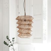 MUST Living Hanglamp Talamanca Rotan, 55cm - Naturel - thumbnail