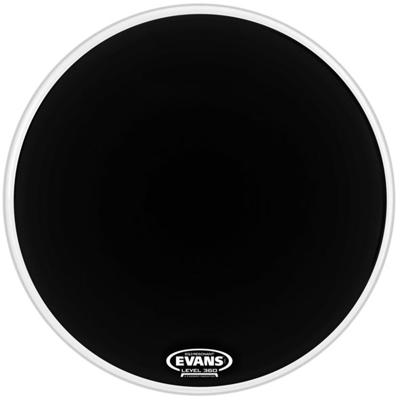 Evans BD22RB-NP EQ3 No Port Resonant Black 22 inch bassdrumvel