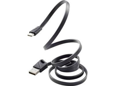 Renkforce USB-kabel USB 2.0 USB-A stekker, USB-C stekker 1.00 m Zwart RF-3376014 Renkforce USB-kabel USB 2.0 USB-A stekker, USB-C stekker 1.00 m Zwart RF-3376014