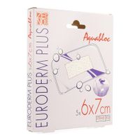 Euroderm Plus 6x 7cm 5 Pleister Steriel Wtp