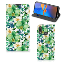 Motorola Moto E6 Plus Smart Cover Orchidee Groen
