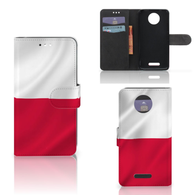 Motorola Moto C Plus Bookstyle Case Polen