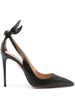 Aquazzura escarpins Bow Tie 105 mm - Noir - thumbnail