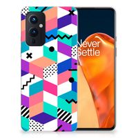 OnePlus 9 TPU Hoesje Blokken Kleurrijk