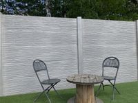 Betonschutting Bamboostone enkelzijdig 200x200cm - thumbnail