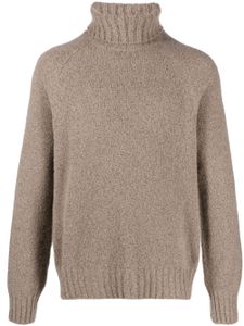 Zegna roll-neck wool-blend jumper - Tons neutres