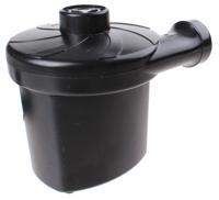 Summit luchtpomp met opzetstukken (Engelse stekker) zwart