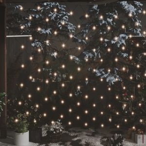 VidaXL Kerstnetverlichting 306 LED&apos;s binnen en buiten 3x3 m warmwit