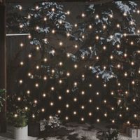 VidaXL Kerstnetverlichting 306 LED&apos;s binnen en buiten 3x3 m warmwit - thumbnail