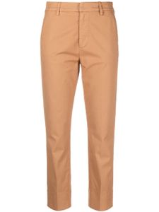 DONDUP pantalon slim à coupe courte - Marron