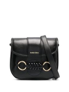 See by Chloé sac à bandoulière Sadie en cuir - Noir