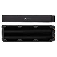 Corsair Hydro X Series, radiator (ventilatorbevestigingen, eenvoudige installatie, premium koperen constructie, ventilatorschroeven inbegrepen) zwart slank 360 mm