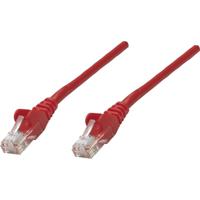 Intellinet 319843 RJ45 Netwerkkabel, patchkabel CAT 5e U/UTP 5.00 m Rood 1 stuk(s) - thumbnail