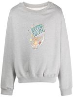 Martine Rose sweat Better Days à imprimé lapin - Gris - thumbnail