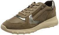 Geox D Alleniee Sneakers voor dames, donkerbeige, 35 EU