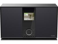 Hama DIR3600MBT Tafelradio met internetradio DAB+, FM AUX, Bluetooth, Internetradio, LAN, USB, WiFi Multiroom ondersteuning, Accu laadfunctie, Spotify Zwart