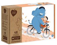 Clementoni legpuzzel Wees Mijn Vriend 3-in-1 karton 144 stukjes