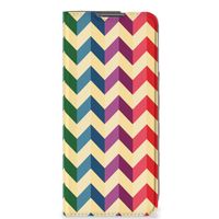 OnePlus Nord CE 2 5G Hoesje met Magneet Zigzag Multi Color