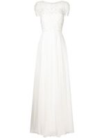 Jenny Packham robe longue Albertine à ornements de cristaux - Blanc - thumbnail