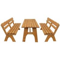 Freital Grenen picknickset 200 cm - thumbnail