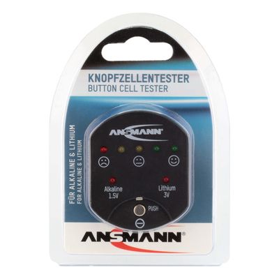 Ansmann Batterijtester Button cell Meetbereik (batterijtester) 1.5 V, 3 V Batterij 1900-0035