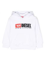 Diesel Kids hoodie en coton à logo brodé - Blanc - thumbnail