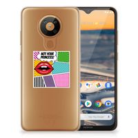 Nokia 5.3 Silicone Back Cover Popart Princess - thumbnail