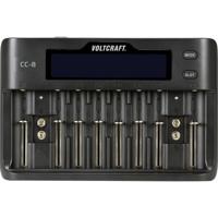 VOLTCRAFT CC-8 Batterijlader Li-ion, LiFePO, NiMH, NiCd A, AA (penlite), AAA (potlood), AAAA (mini), 9 V (blok), C (baby), Sub-C, 10340, 14500, 16340, 17500, - thumbnail