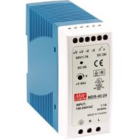 Mean Well MDR-40-5 DIN-rail netvoeding 5 V/DC 6 A 30 W Aantal uitgangen: 1 x Inhoud: 1 stuk(s) - thumbnail