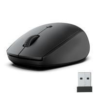 JLab Go Bluetooth-muis, batterijgevoede draadloze muis - Tri-Mode (BT 5.0/5.0/2.4Ghz) met USB-dongle, ergonomische, compacte multi-device stille muis voor laptop, pc, computer, iPad, Mac, tablet