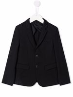 Emporio Armani Kids blazer à simple boutonnage - Bleu - thumbnail