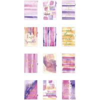 Creativ Company 192655 schutkaart Karton Paars, Roségoud 12 stuk(s)