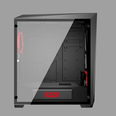 Thor 320 - Midtowermodel - ATX - geen voeding - zwart - USB/Audio