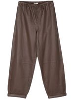 By Malene Birger pantalon droit Joanni à taille haute - Marron - thumbnail