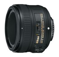 Nikon AF-S NIKKOR 50mm f/1.8G SLR Standaardzoomlens Zwart - thumbnail