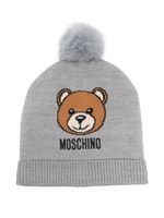 Moschino Kids bonnet à motif Teddy Bear - Gris