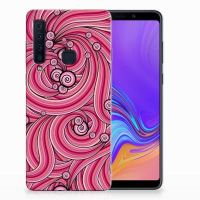 Samsung Galaxy A9 (2018) Hoesje maken Swirl Pink