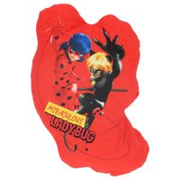 Miraculous Ladybug Kussen Gevormd Velour - thumbnail