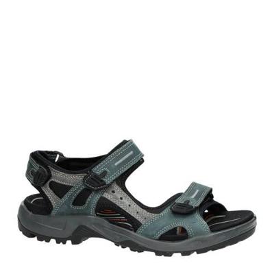Ecco Offroad leren outdoor sandalen antraciet