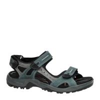 Ecco Offroad leren outdoor sandalen antraciet