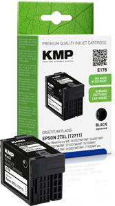 KMP Inktcartridge vervangt Epson 27XL, T2711 Compatibel Zwart E178 1627,4001