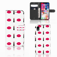 Apple iPhone Xr Telefoon Hoesje Lipstick Kiss - thumbnail