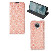 Nokia G10 | G20 Hoesje met Magneet Pattern Orange