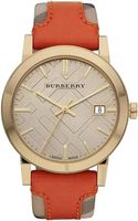 Horlogeband Burberry BU9016 Leder/Kunststof Multicolor 20mm