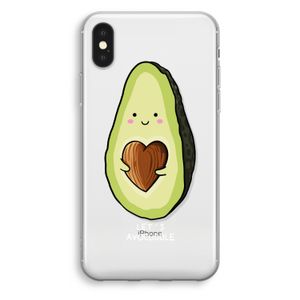 Avocuddle: iPhone X Transparant Hoesje