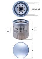 Brandstoffilter MAHLE, Diameter (mm)87mm, u.a. für Mercedes-Benz, Ssangyong, Daewoo, Puch