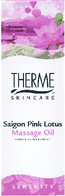 Therme Massage Oil - Saigon Pink Lotus 125 ml Therme Massage Oil - Saigon Pink Lotus 125 ml