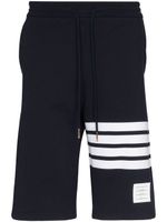 Thom Browne short à bandes contrastantes - Bleu